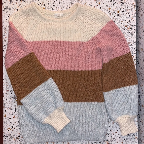 ady p Sweaters - Fuzzy Stripe Sweater